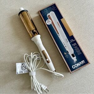 Bundle of‎ TWO new hair tools !! Conair Flat Iron & Kristin Ess Curling Iron